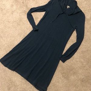 T by Talbots - soft terry cowlneck dress - size Small